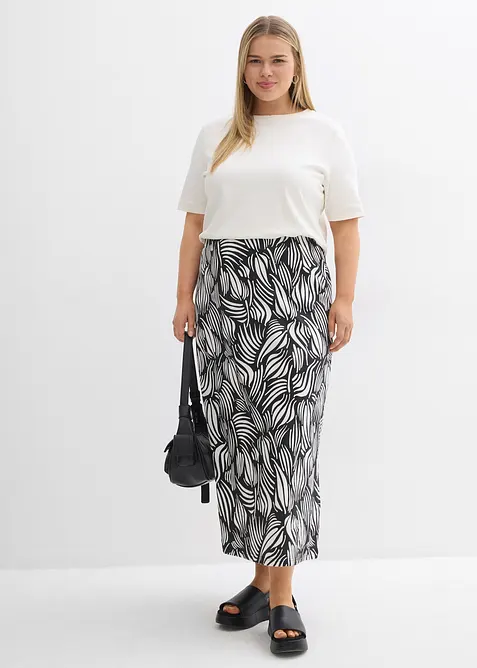 Jupe en jersey coton extensible, bonprix