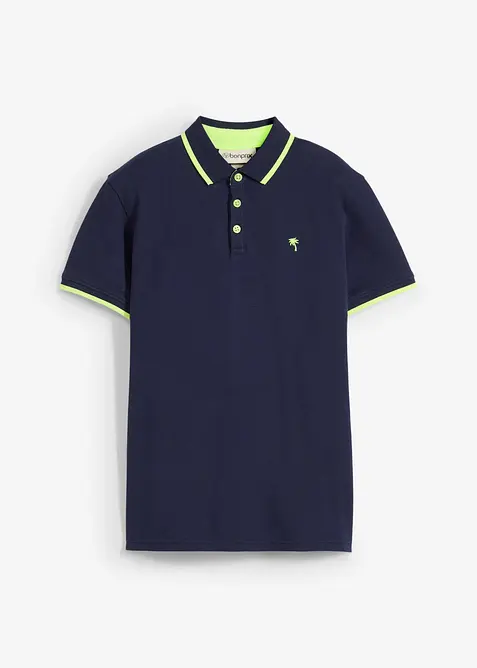 Polo en maille piquée 100% coton, bonprix