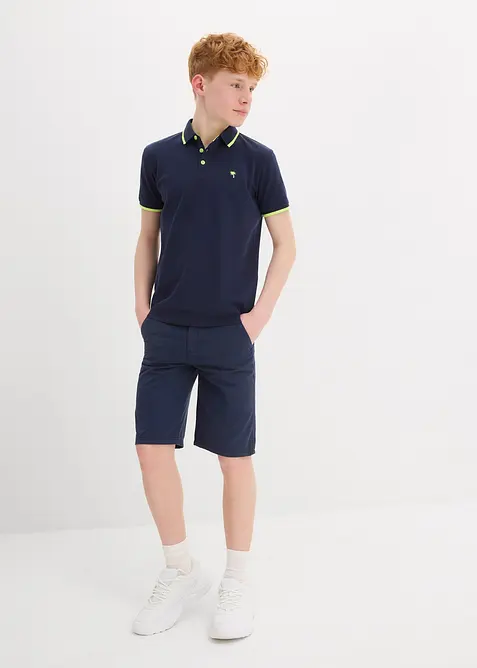 Polo en maille piquée 100% coton, bonprix