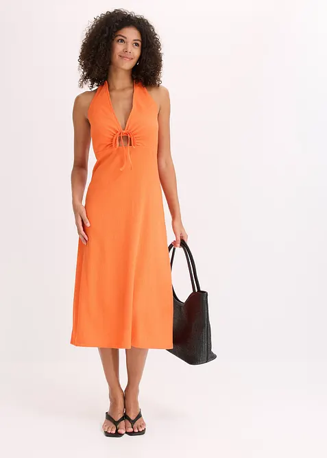 Robe en jersey à découpes, bonprix