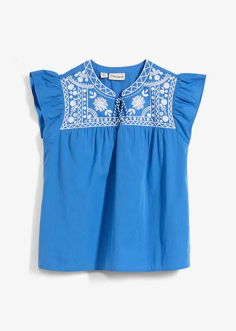 Tunique brodée avec de la soie, bonprix