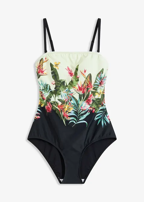 Maillot 1 pi&egrave;ce bandeau, bonprix