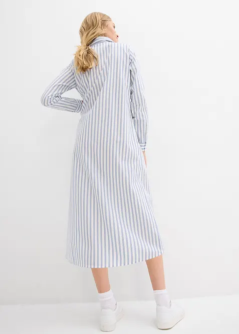 Robe à col chemise, 100% coton, bonprix
