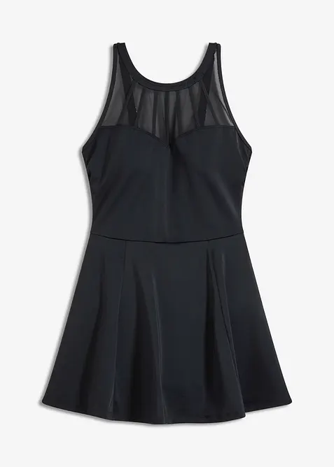 Robe de bain sculptante avec mesh transparent, maintien fort, bonprix