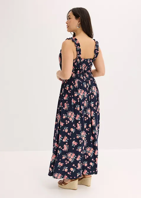 Robe longue en viscose fluide et extensible, bonprix