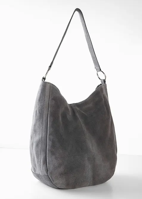 Sac en cuir velours avec sangle décorative, bonprix