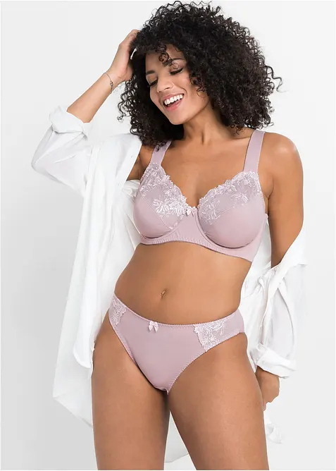 Lot de 2 soutiens-gorge &agrave; armatures et bretelles rembourr&eacute;es, bonprix