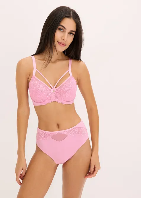 Soutien-gorge minimiseur avec dentelle d&eacute;licate, bonprix