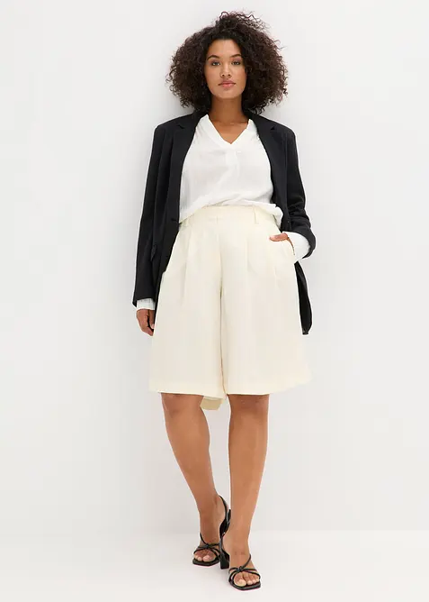 Bermuda fluide en viscose mélangée, bonprix