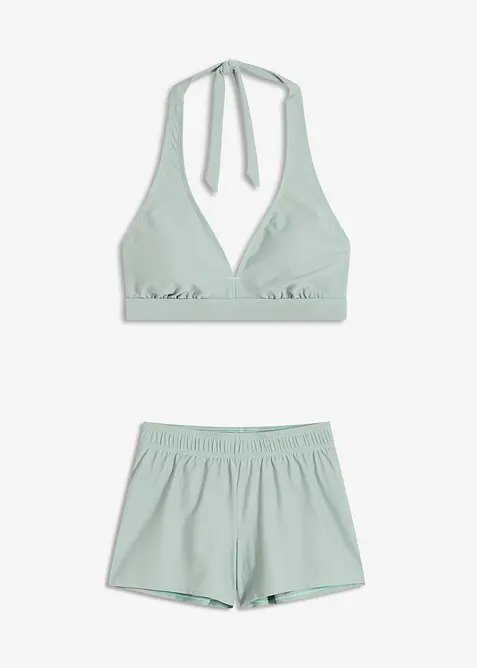 Bikini et short de bain (ens. 3 pces), bonprix