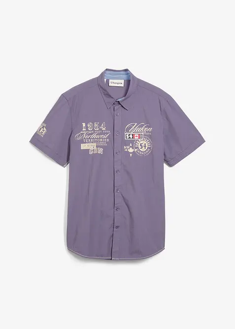 Chemise manches courtes à imprimé, bonprix