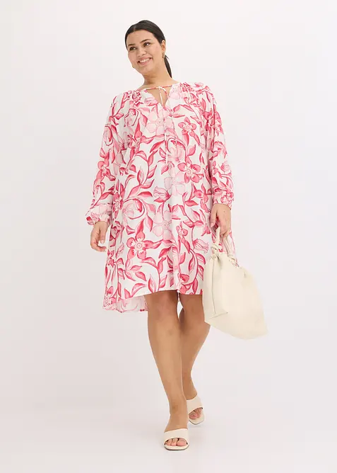 Robe-tunique imprimée en viscose fluide, bonprix