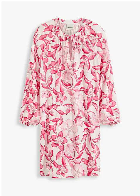 Robe-tunique imprimée en viscose fluide, bonprix