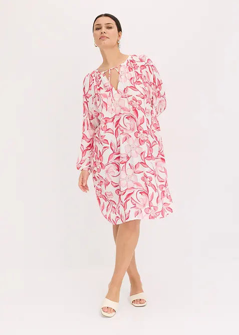 Robe-tunique imprimée en viscose fluide, bonprix