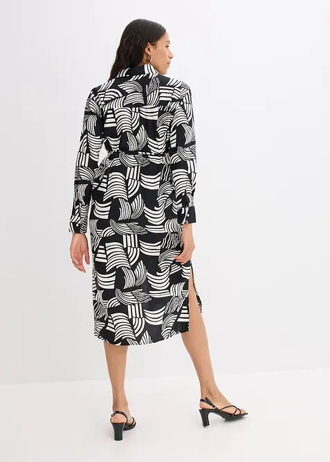 Robe-chemise légère en lin majoritaire, bonprix