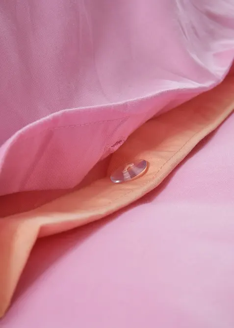 Parure de lit réversible en percale unie, bonprix