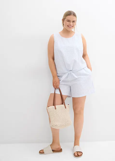 Top blouse 100% coton, bonprix