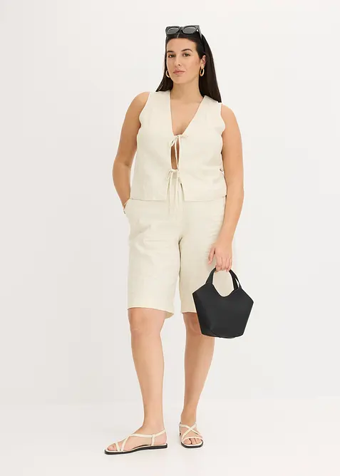 Gilet sans manches à nouettes, bonprix