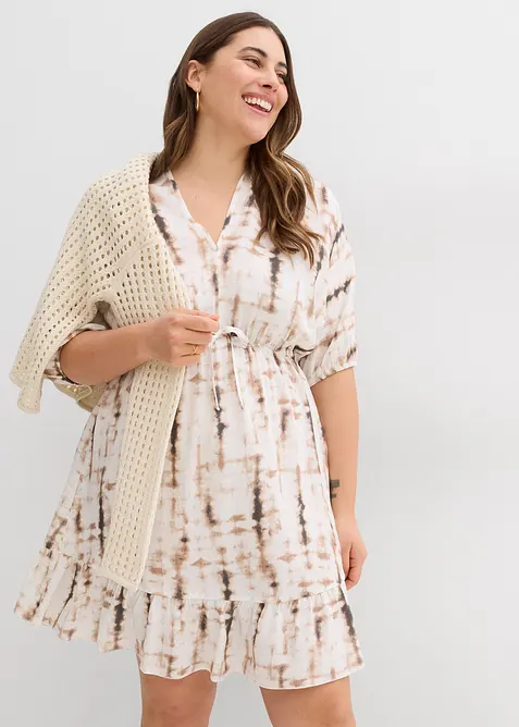 Robe courte en viscose fluide, bonprix