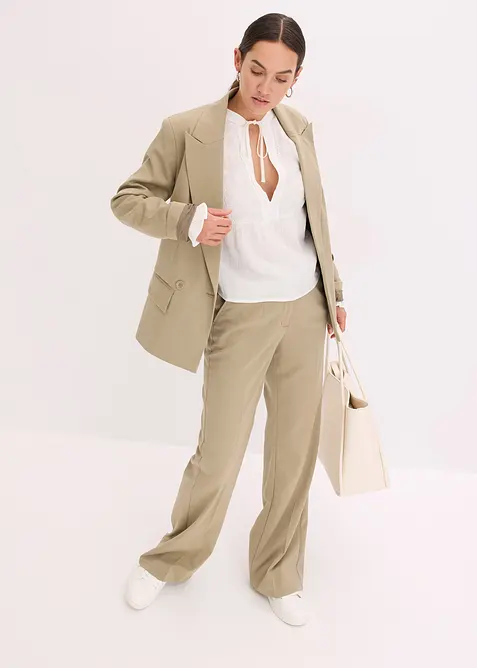 Blouse avec broderies anglaises, bonprix