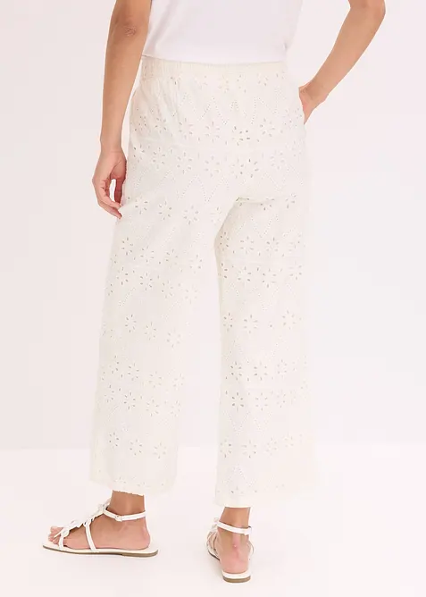Jupe-culotte en broderie anglaise, bonprix