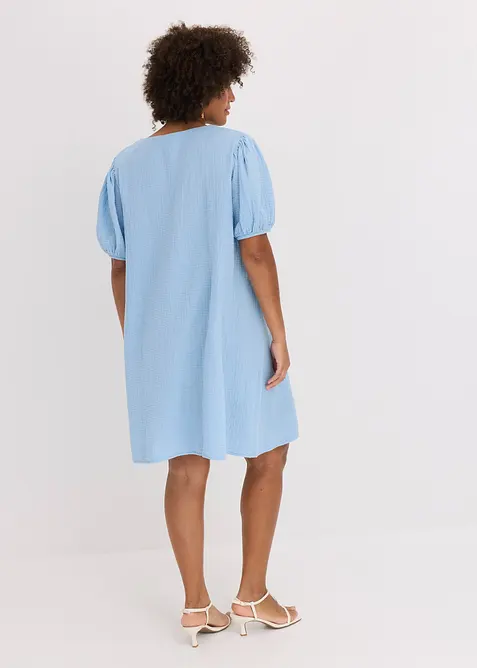 Robe courte en gaze de coton, bonprix