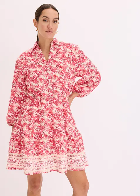 Robe effet lin, bonprix