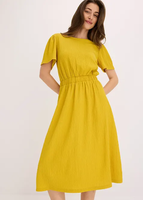 Robe légère en jersey crêpe, bonprix