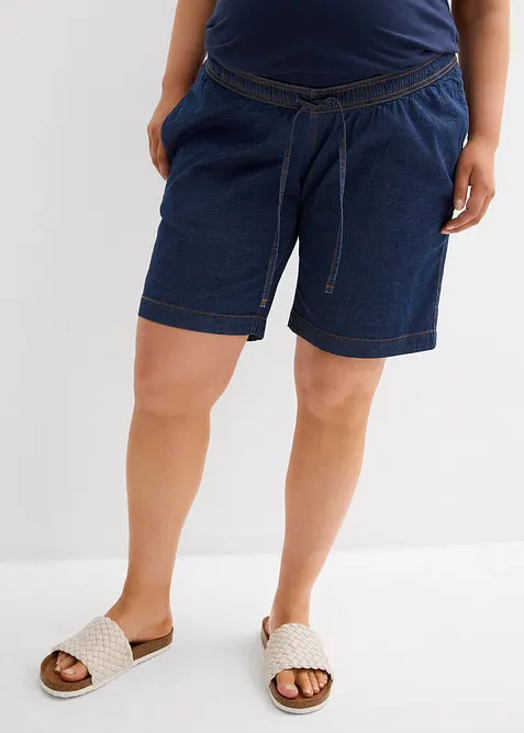 Short de grossesse léger en denim extensible, bonprix