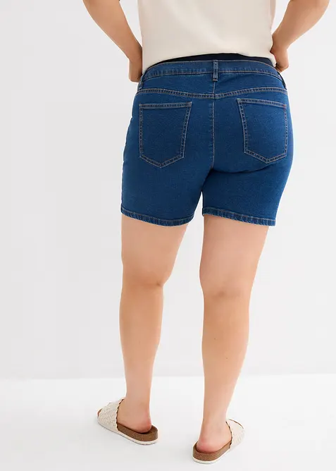 Short de grossesse en coton denim extensible, bonprix
