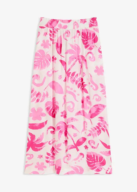 Jupe longue en viscose texturée, bonprix