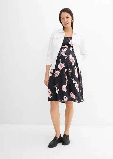 Robe de grossesse et d’allaitement en viscose tissée, bonprix