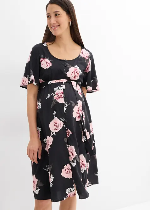 Robe de grossesse et d’allaitement en viscose tissée, bonprix