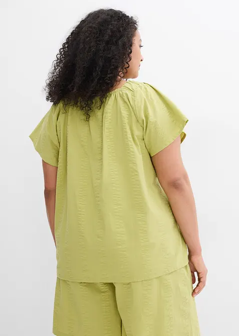 Tunique-blouse en seersucker coton, bonprix