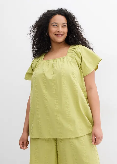 Tunique-blouse en seersucker coton, bonprix