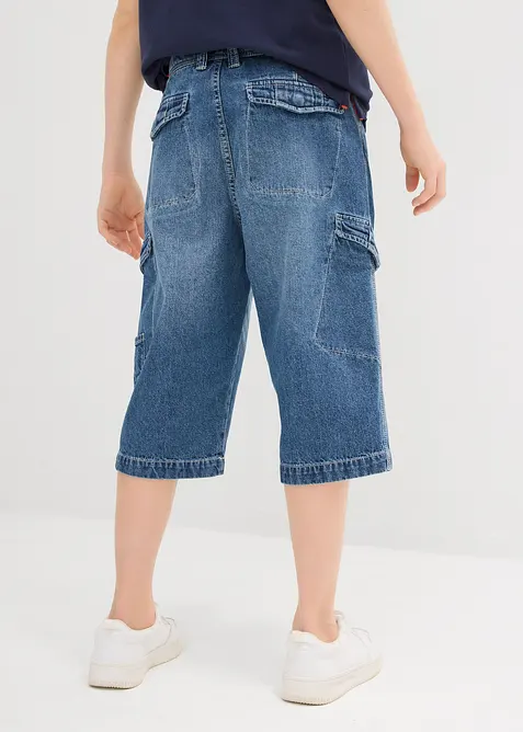 Bermuda ample en jean 100% coton, bonprix