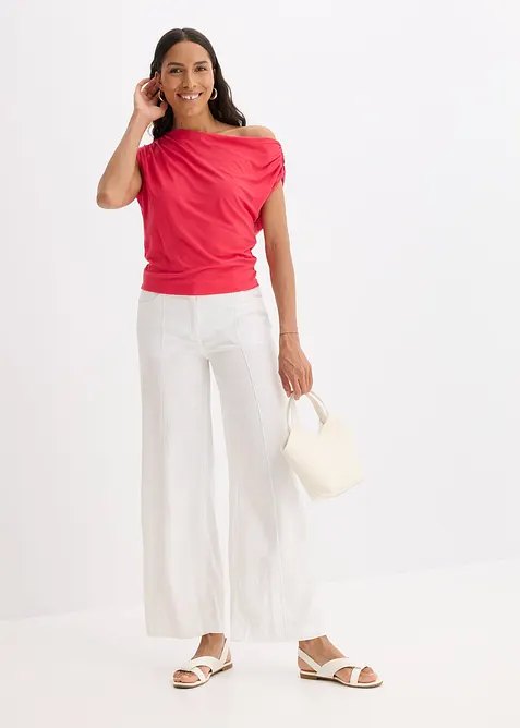 T-shirt à encolure asymétrique, bonprix