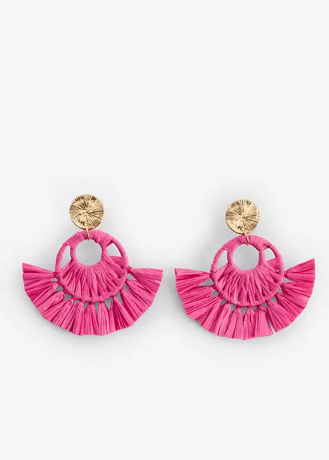 Boucles d’oreille aspect paille, bonprix