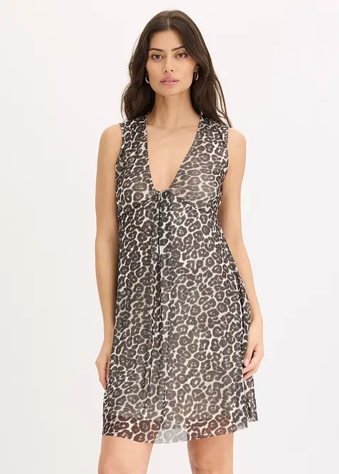 Robe courte en mesh, bonprix