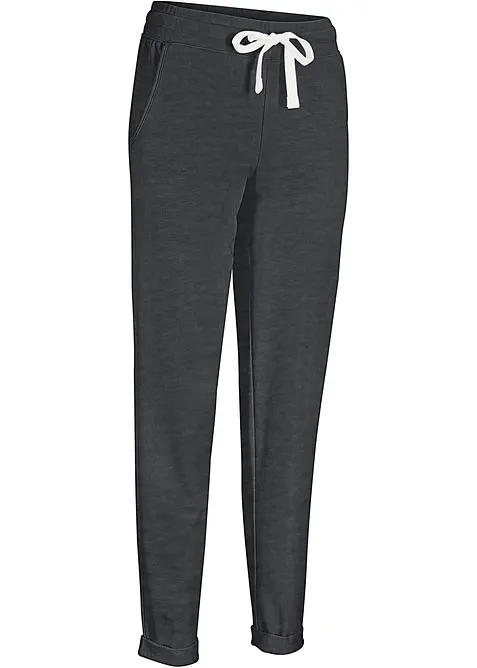Pantalon en molleton, taille élastiquée, bonprix
