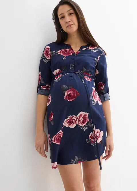 Robe-blouse de grossesse et d'allaitement en viscose fluide, bonprix