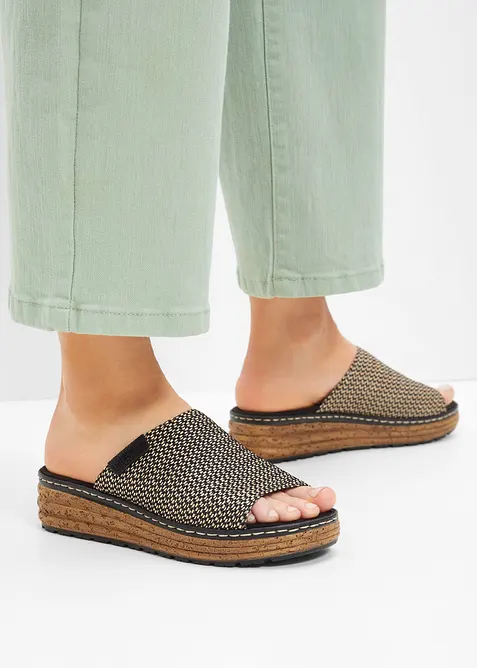 Mules compensées Rieker, Rieker