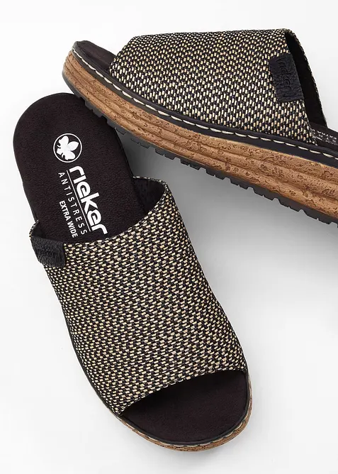 Mules compensées Rieker, Rieker