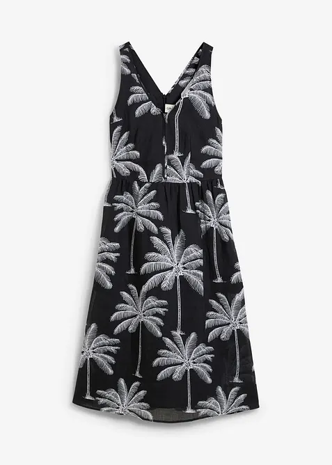 Robe midi en ramie, bonprix