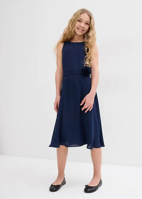 Robe avec fleur appliquée, bonprix