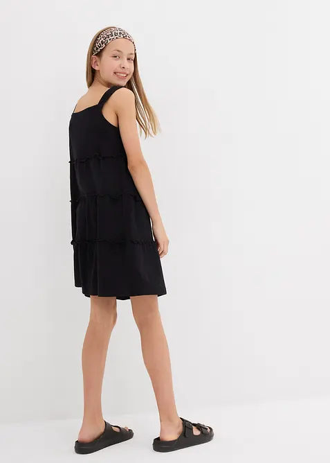 Robe 100% coton à bretelles, bonprix