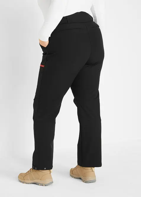 Pantalon softshell extensible à poches, déperlant, bonprix