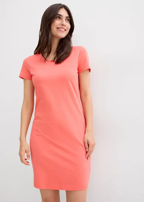 Robe en jersey coton extensible, bonprix