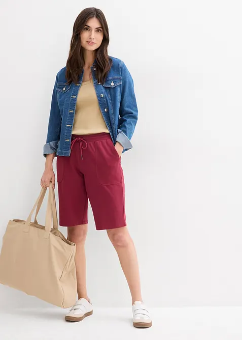 Bermuda en molleton 100% coton, bonprix