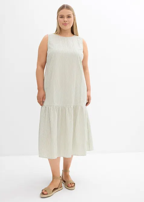 Robe midi trapèze, bonprix